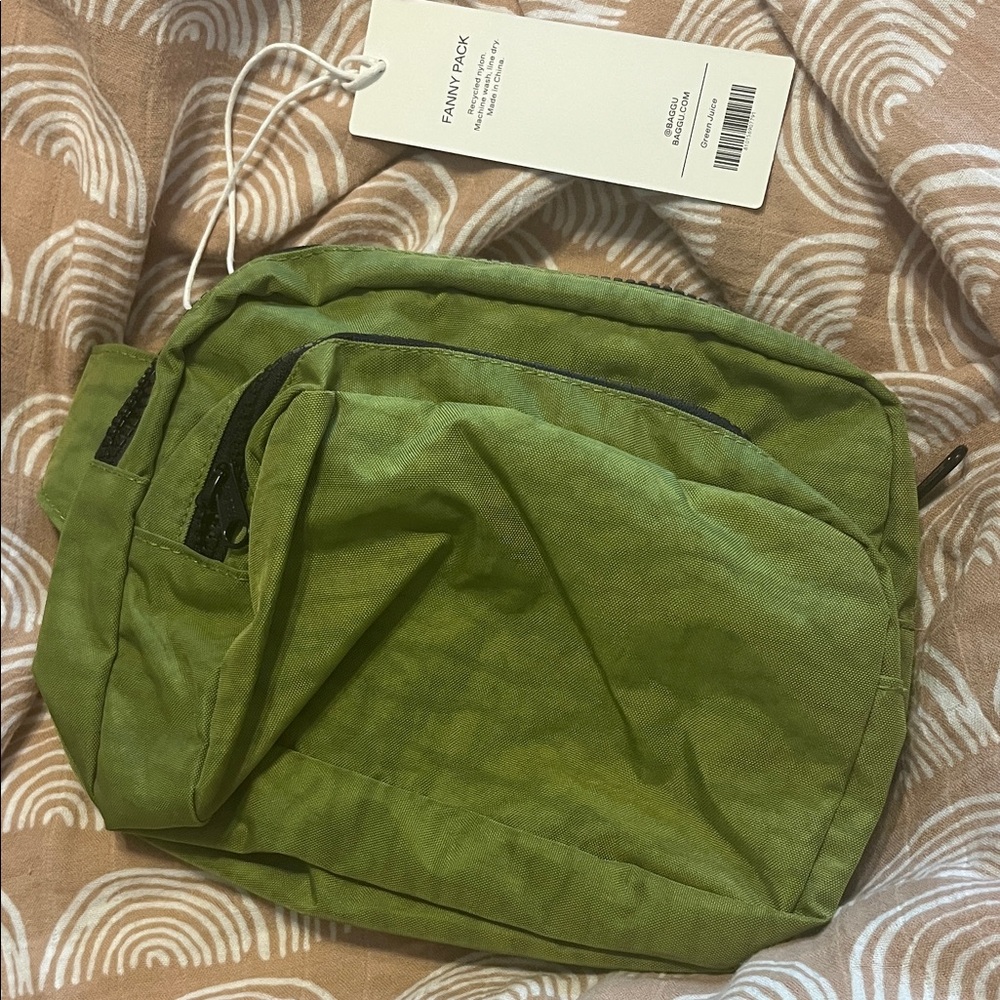 baggu fanny green juice NWT